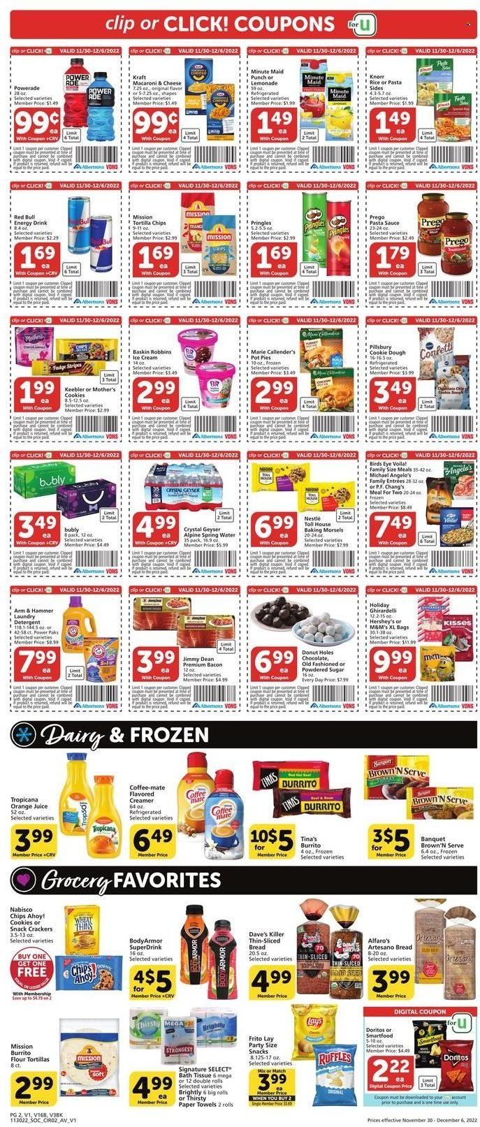 Vons (CA) Weekly Ad Flyer Specials November 30 to December 6, 2022