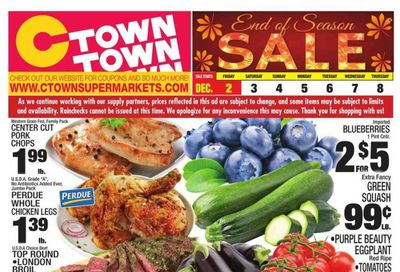 C-Town (CT, FL, MA, NJ, NY, PA) Weekly Ad Flyer Specials December 2 to December 8, 2022