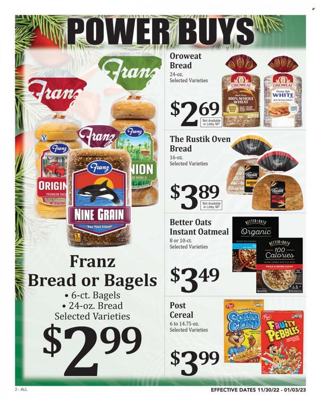 Rosauers (ID, MT, OR, WA) Weekly Ad Flyer Specials November 30 to January 3, 2023