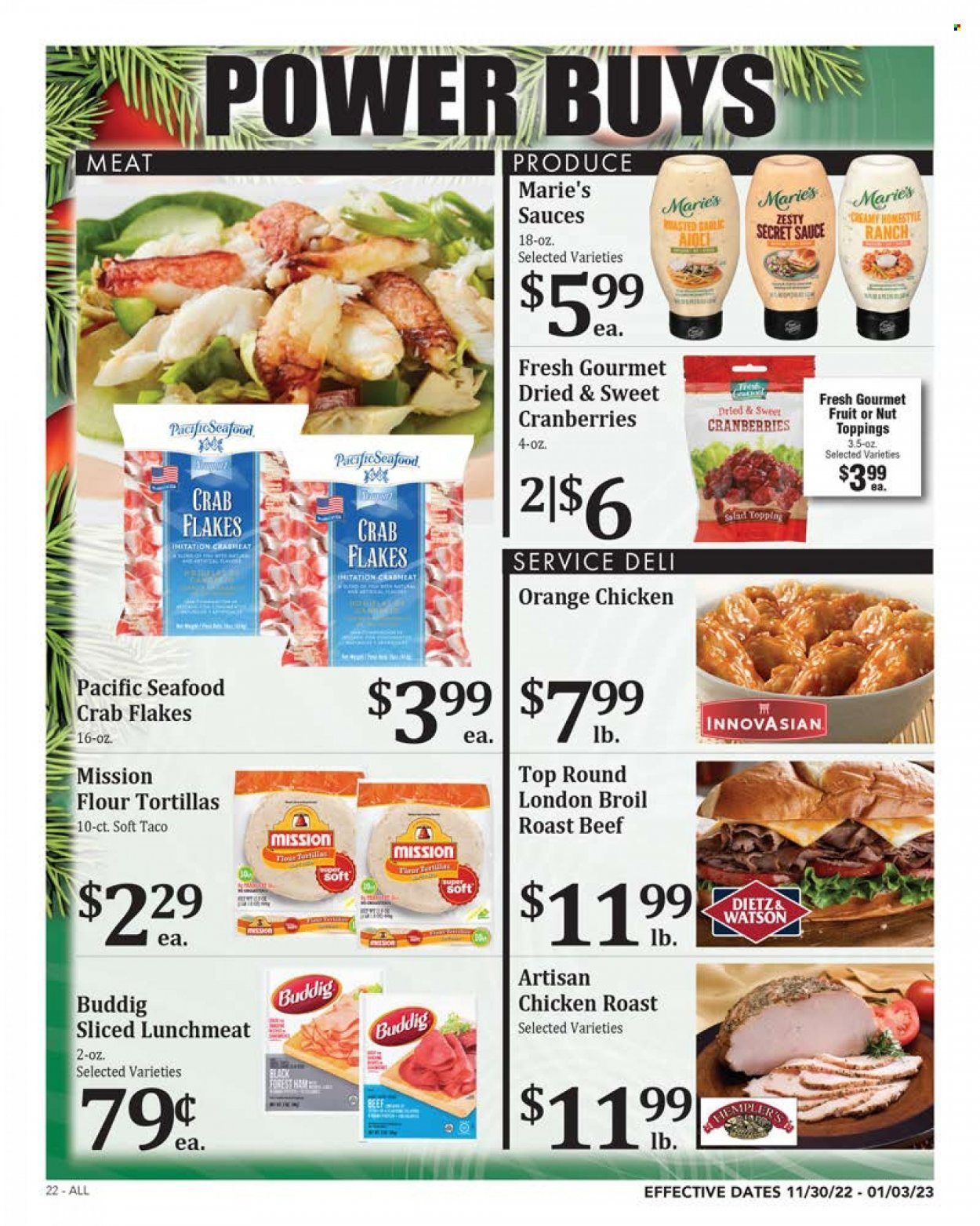 Rosauers (ID, MT, OR, WA) Weekly Ad Flyer Specials November 30 to January 3, 2023