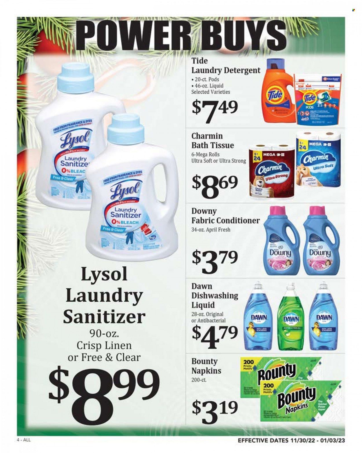 Rosauers (ID, MT, OR, WA) Weekly Ad Flyer Specials November 30 to January 3, 2023