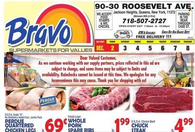 Bravo Supermarkets (CT, FL, MA, NJ, NY, PA) Weekly Ad Flyer Specials December 2 to December 8, 2022