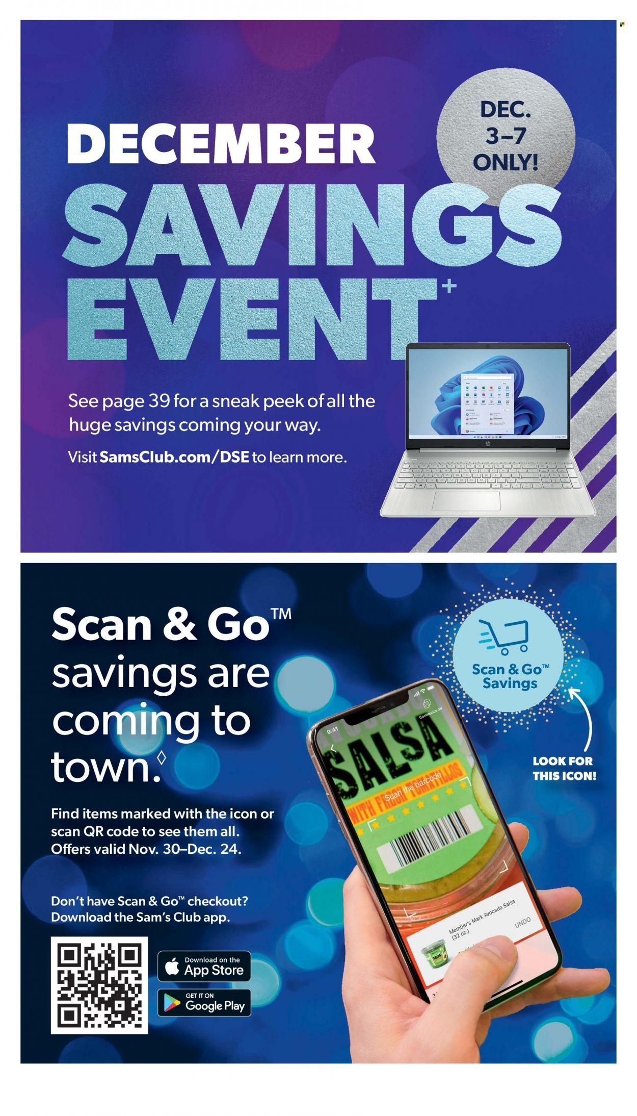 Sam's Club Weekly Ad Flyer Specials November 30 to December 24, 2022