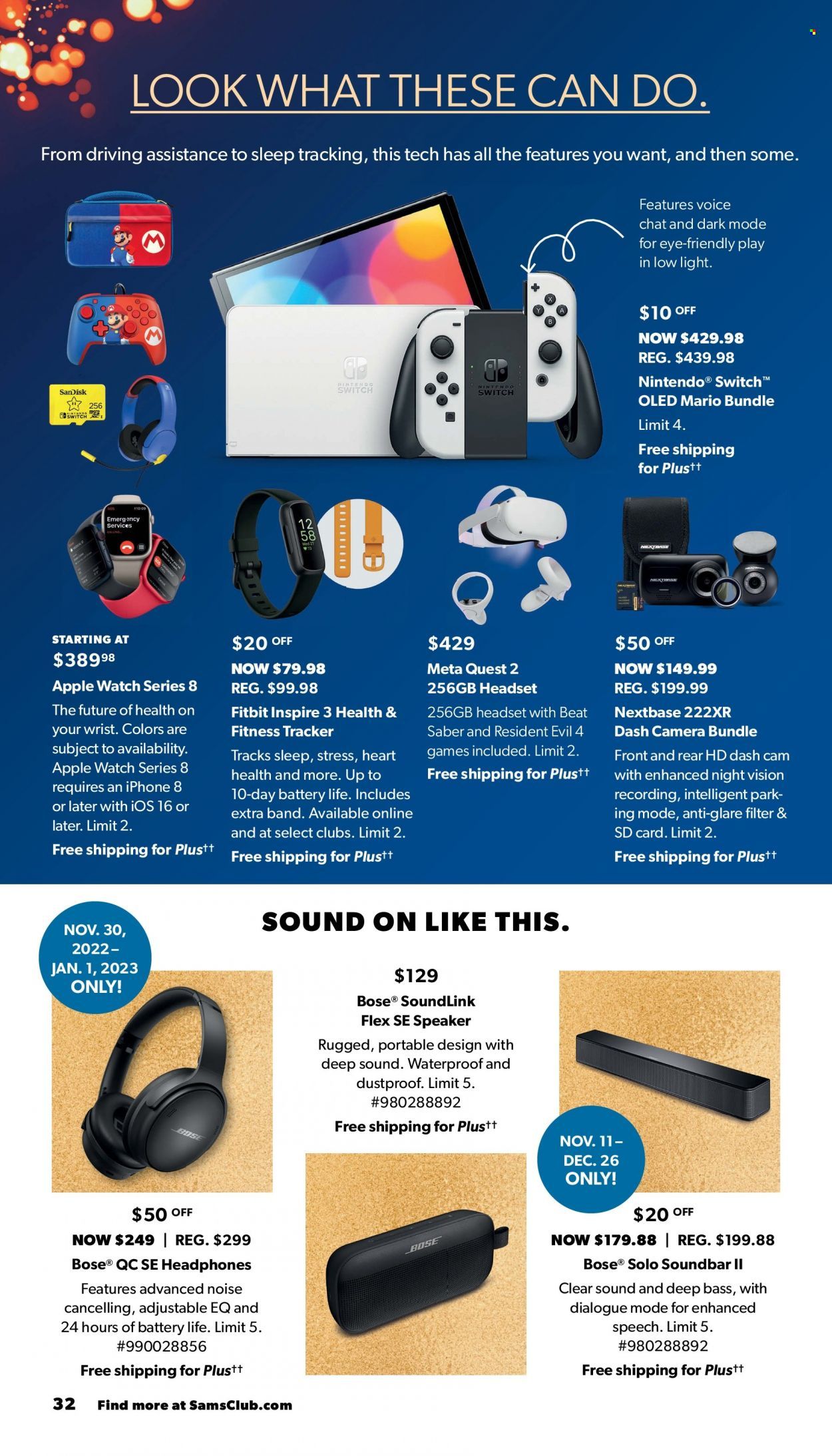 Sam's Club Weekly Ad Flyer Specials November 30 to December 24, 2022