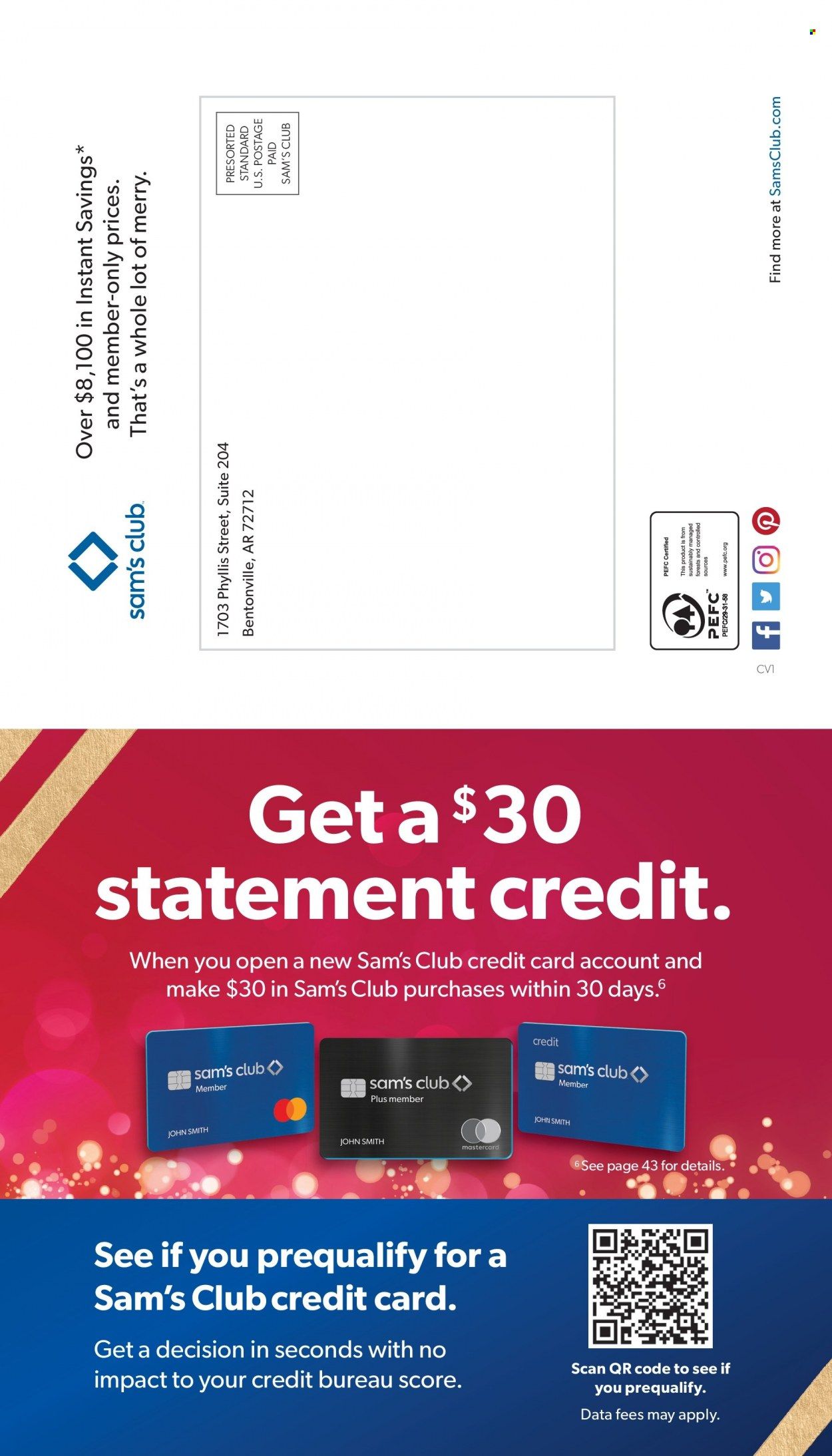 Sam's Club Weekly Ad Flyer Specials November 30 to December 24, 2022
