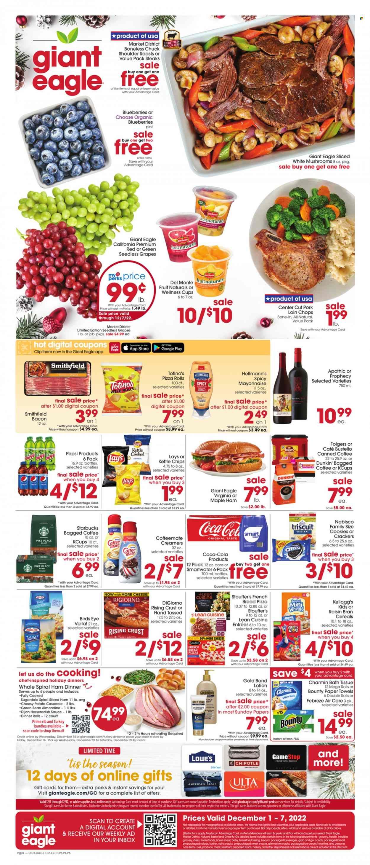 Giant Eagle (OH, PA) Weekly Ad Flyer Specials December 1 to December 7, 2022