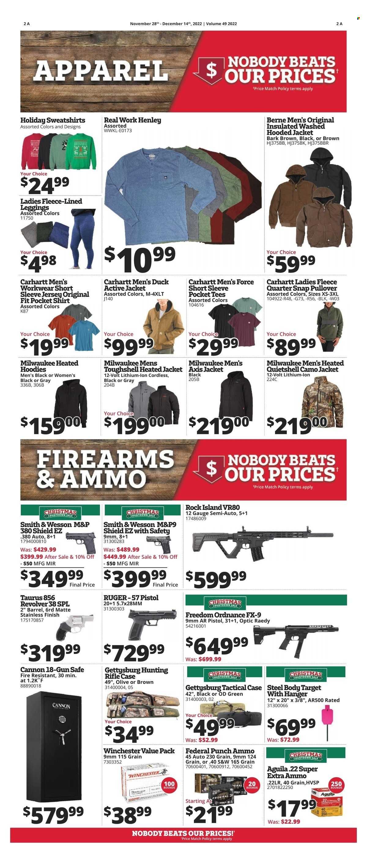 Rural King Weekly Ad Flyer Specials November 28 to December 14, 2022
