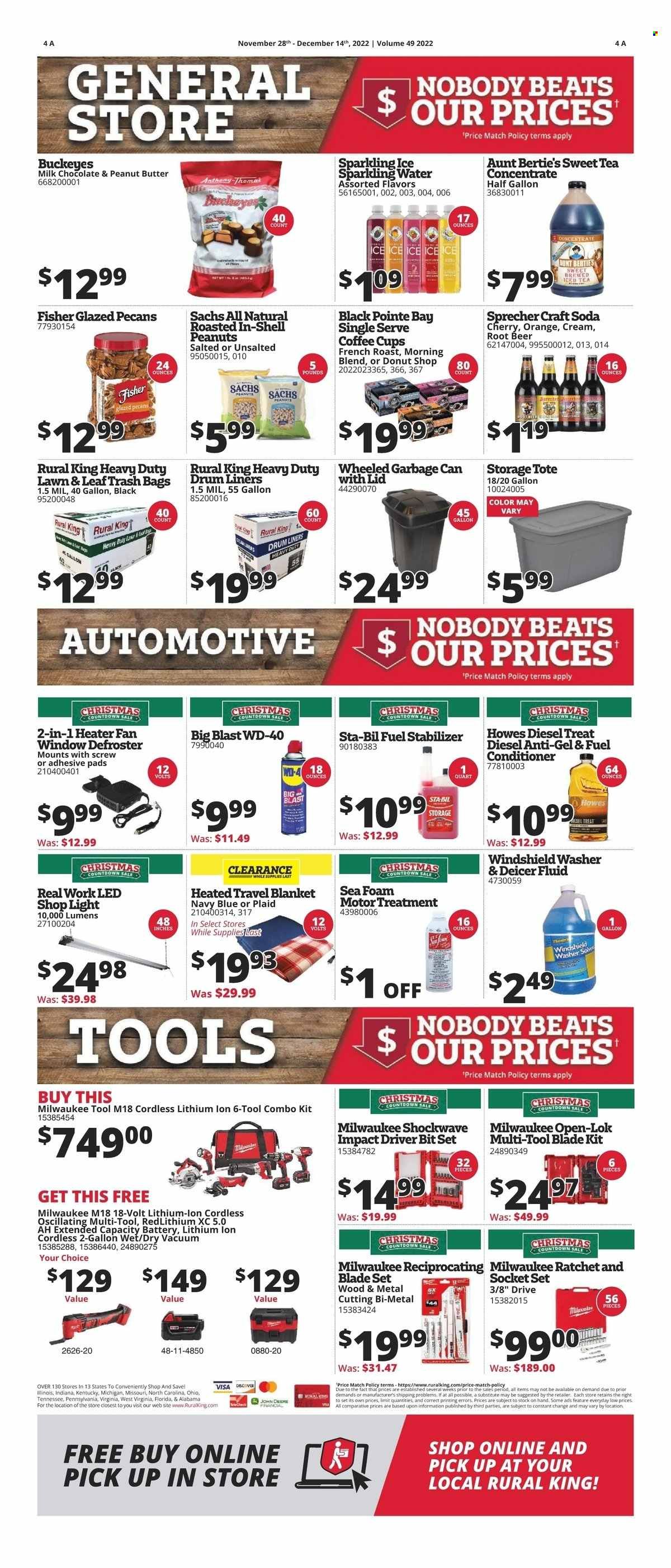 Rural King Weekly Ad Flyer Specials November 28 to December 14, 2022