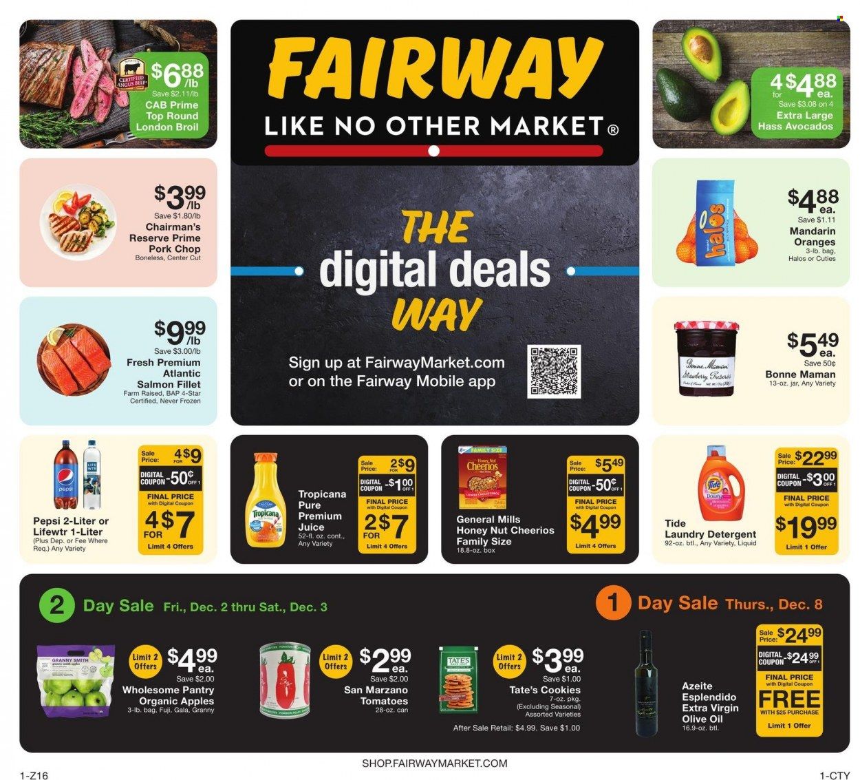 Fairway Market (CT, NJ, NY) Weekly Ad Flyer Specials December 2 to December 8, 2022