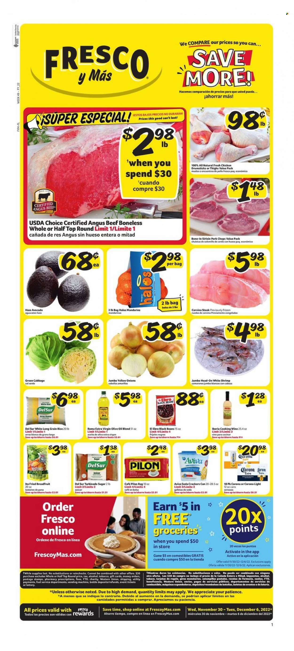 Fresco y Más (FL) Weekly Ad Flyer Specials November 30 to December 6, 2022