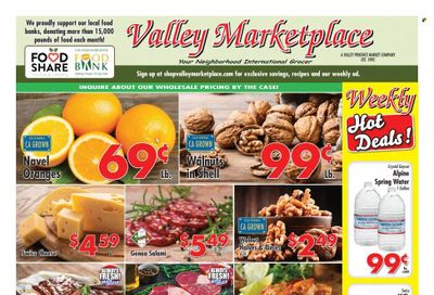 Valley Marketplace (CA) Weekly Ad Flyer Specials November 30 to December 6, 2022