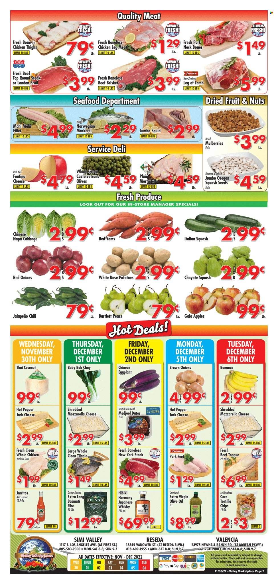 Valley Marketplace (CA) Weekly Ad Flyer Specials November 30 to December 6, 2022