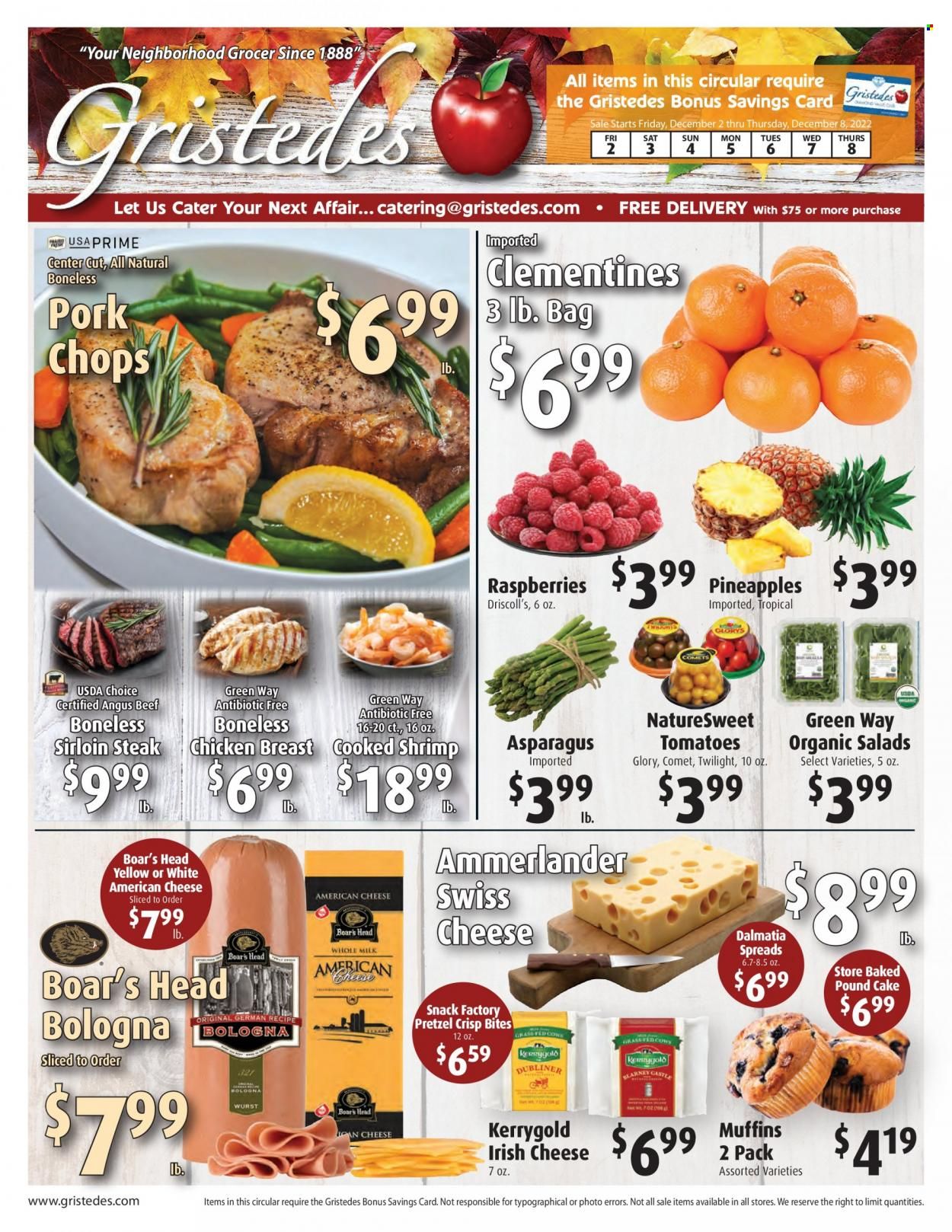 Gristedes (NY) Weekly Ad Flyer Specials December 2 to December 8, 2022
