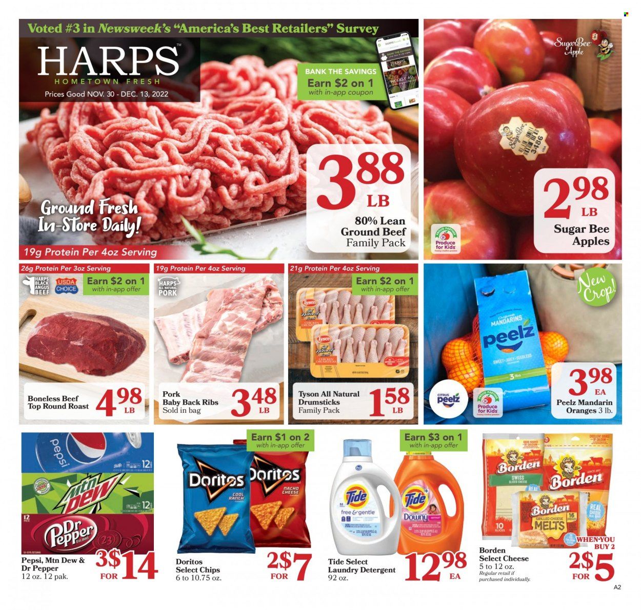 Harps Hometown Fresh (AR, MO, OK) Weekly Ad Flyer Specials November 30 to December 13, 2022