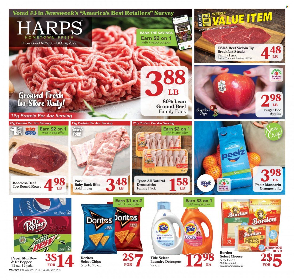 Harps Hometown Fresh (AR, KS, MO) Weekly Ad Flyer Specials November 30 to December 6, 2022