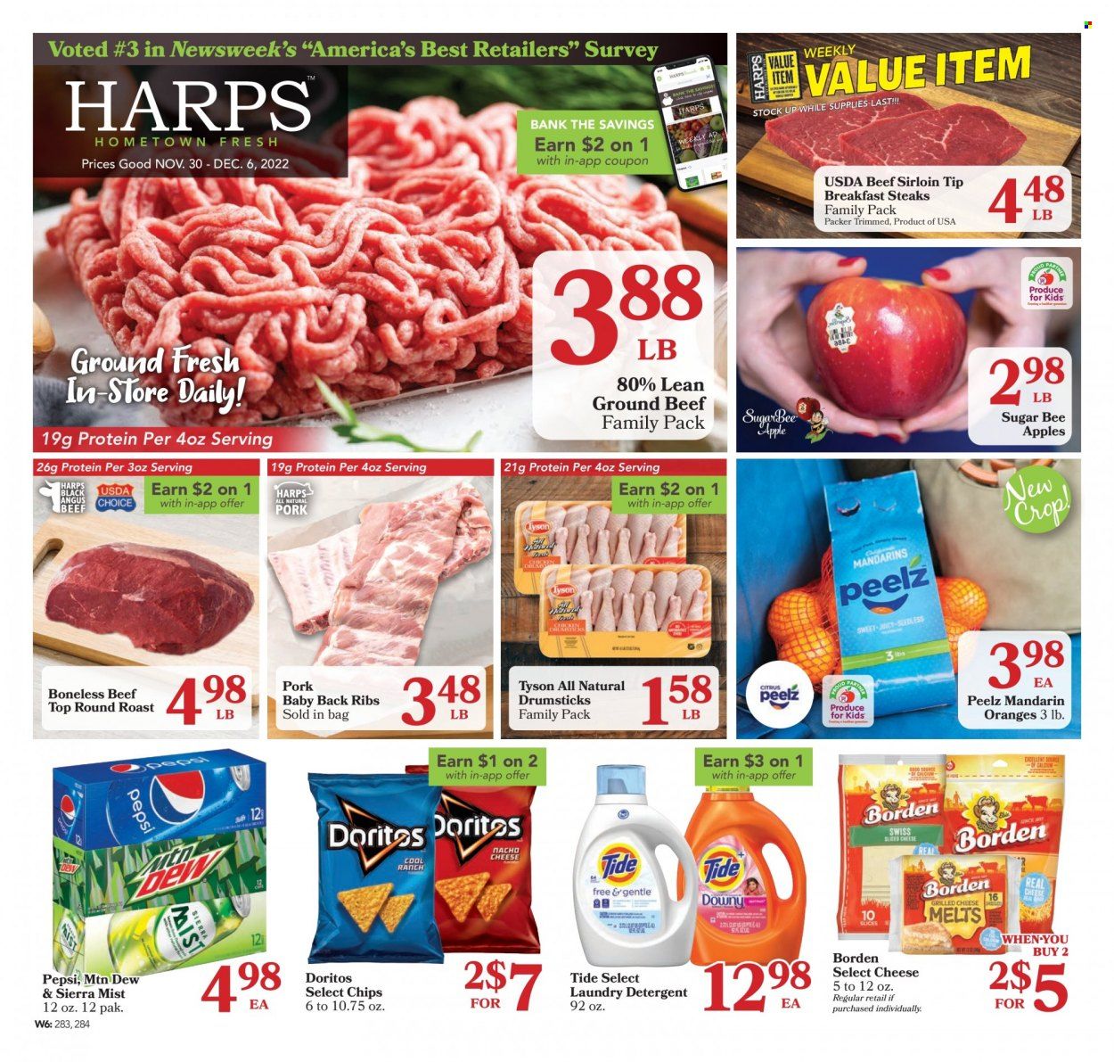Harps Hometown Fresh (MO) Weekly Ad Flyer Specials November 30 to December 6, 2022