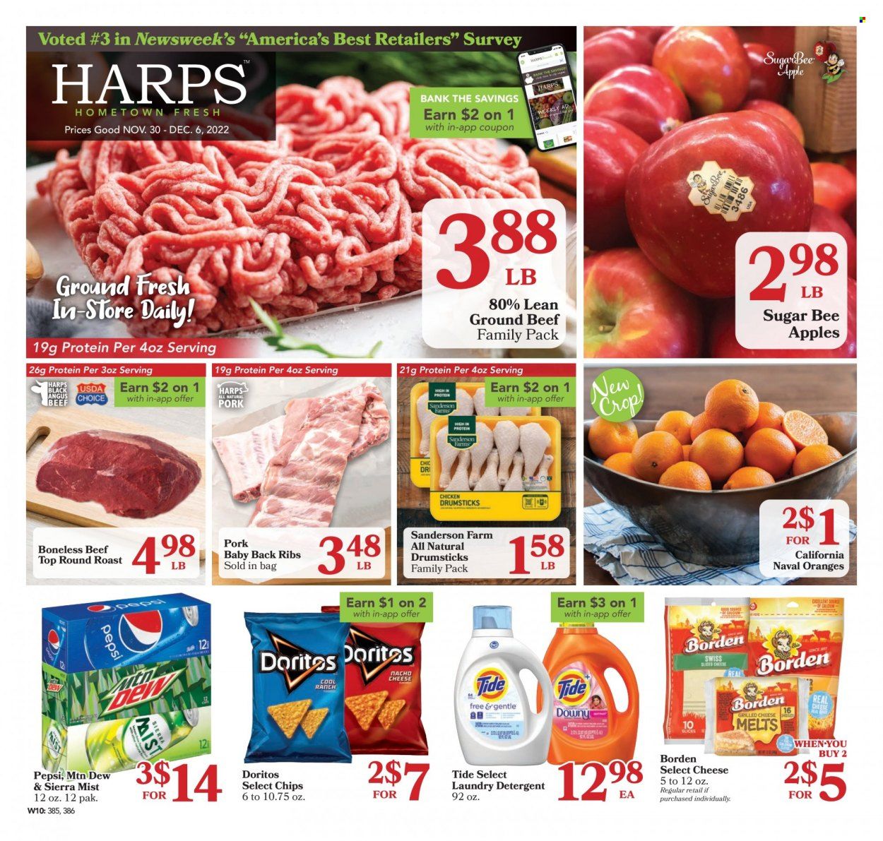 Harps Hometown Fresh (OK) Weekly Ad Flyer Specials November 30 to December 6, 2022