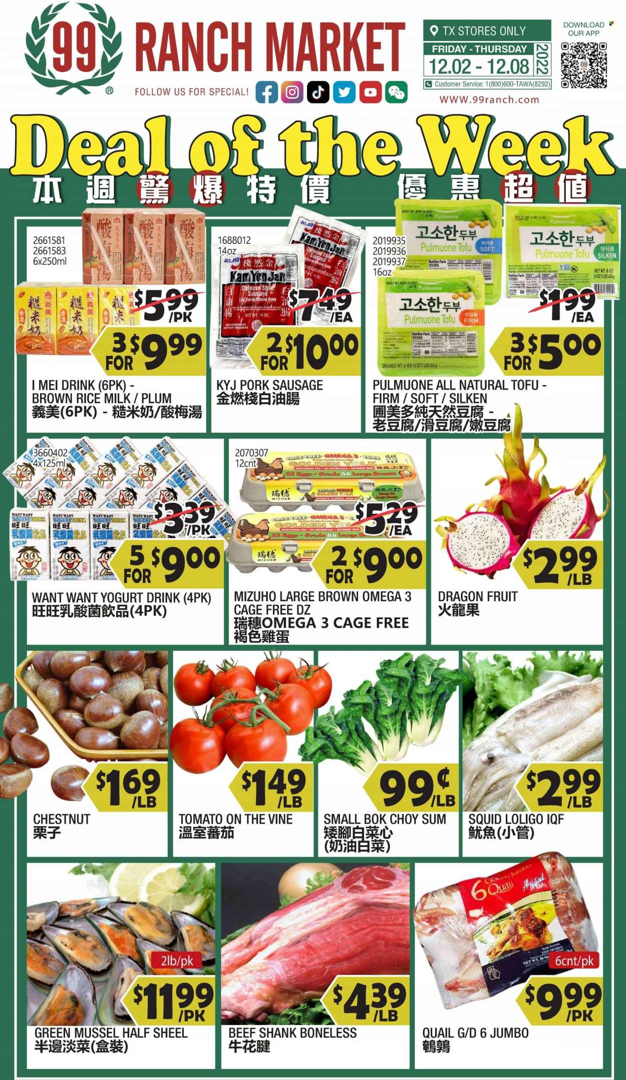 99 Ranch Market (TX) Weekly Ad Flyer Specials December 2 to December 8, 2022