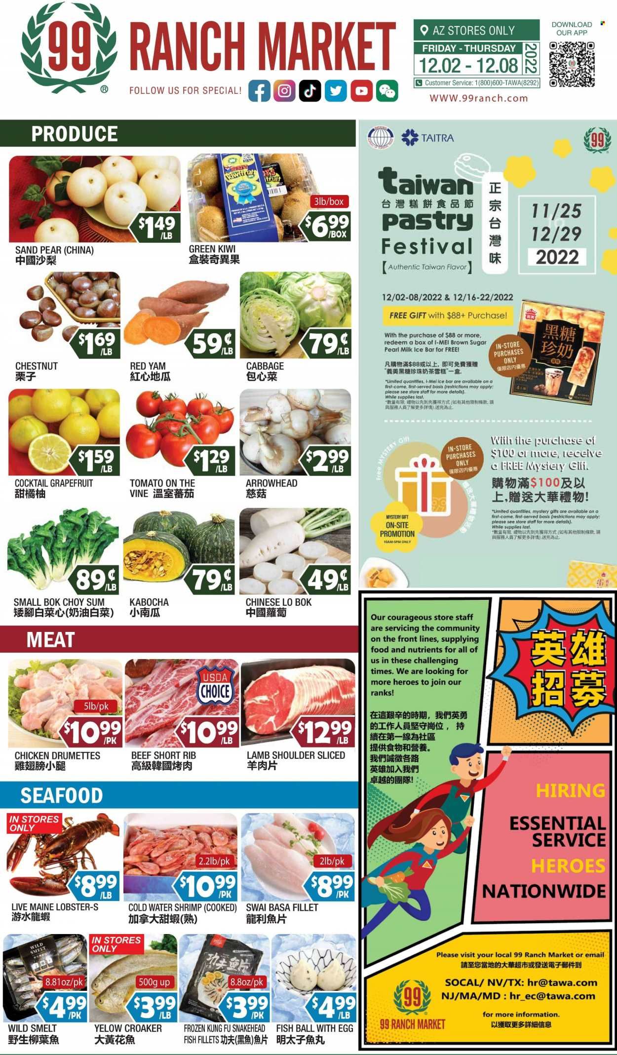 99 Ranch Market (19) Weekly Ad Flyer Specials December 2 to December 8, 2022