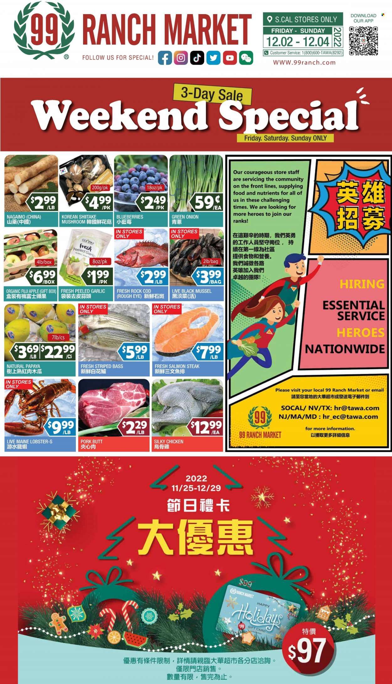 99 Ranch Market (40, CA) Weekly Ad Flyer Specials December 2 to December 8, 2022