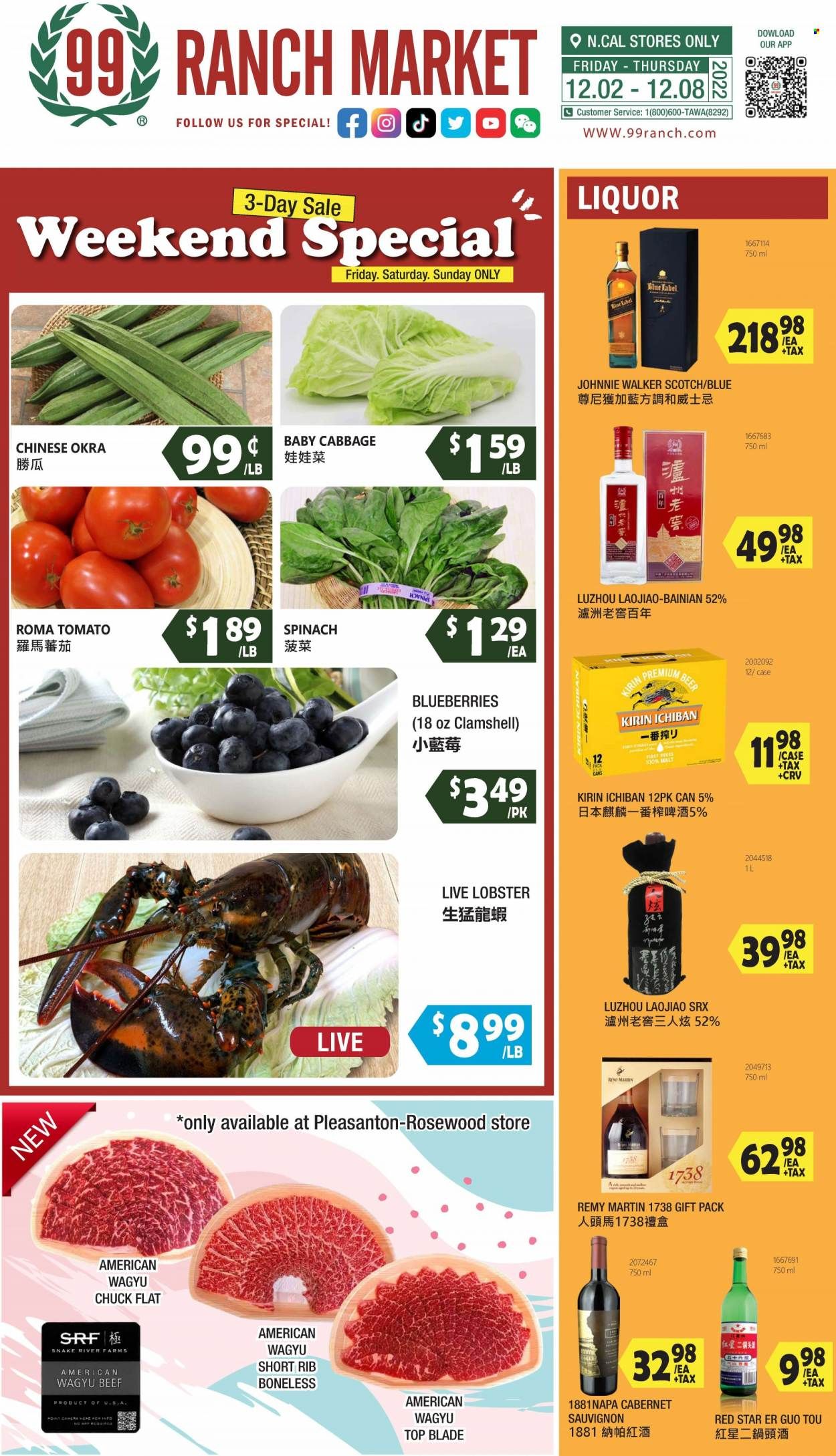 99 Ranch Market (92, CA) Weekly Ad Flyer Specials December 2 to December 8, 2022