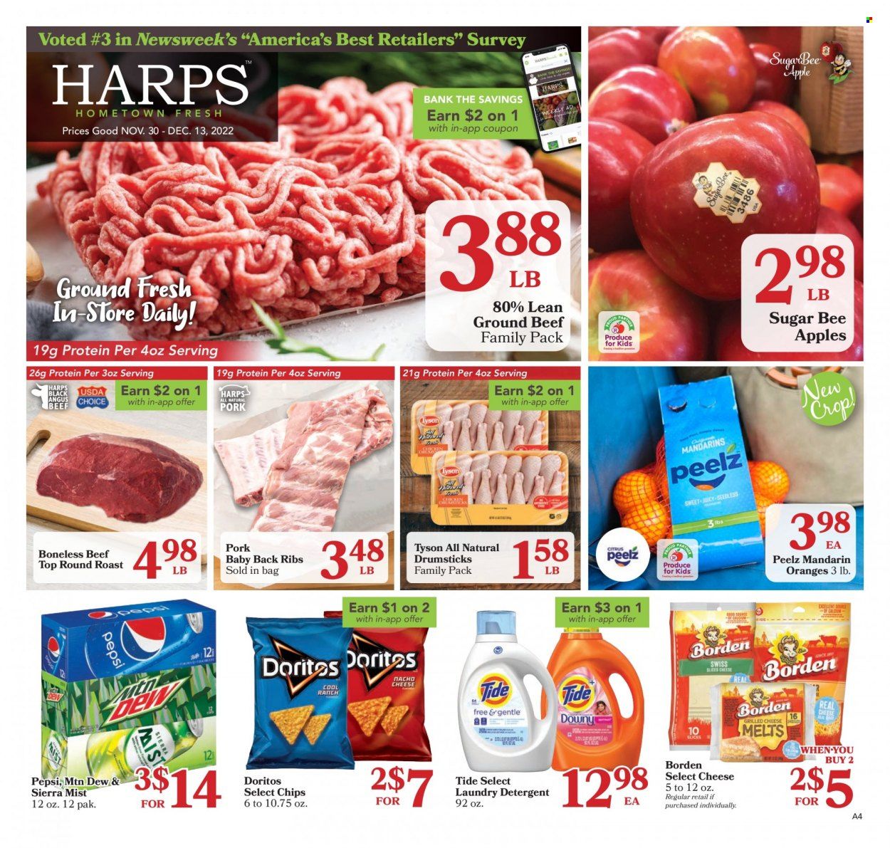 Harps Hometown Fresh (OK) Weekly Ad Flyer Specials November 30 to December 13, 2022