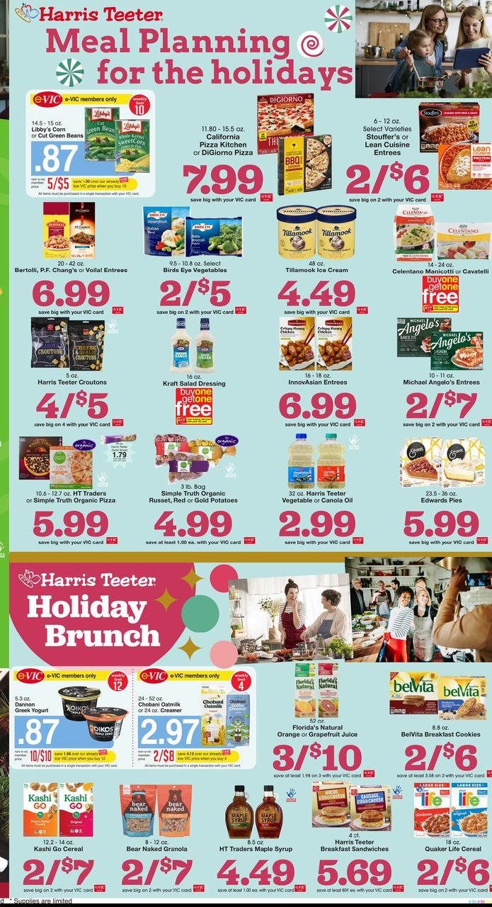 Harris Teeter Weekly Ad Flyer Specials November 30 to December 6, 2022