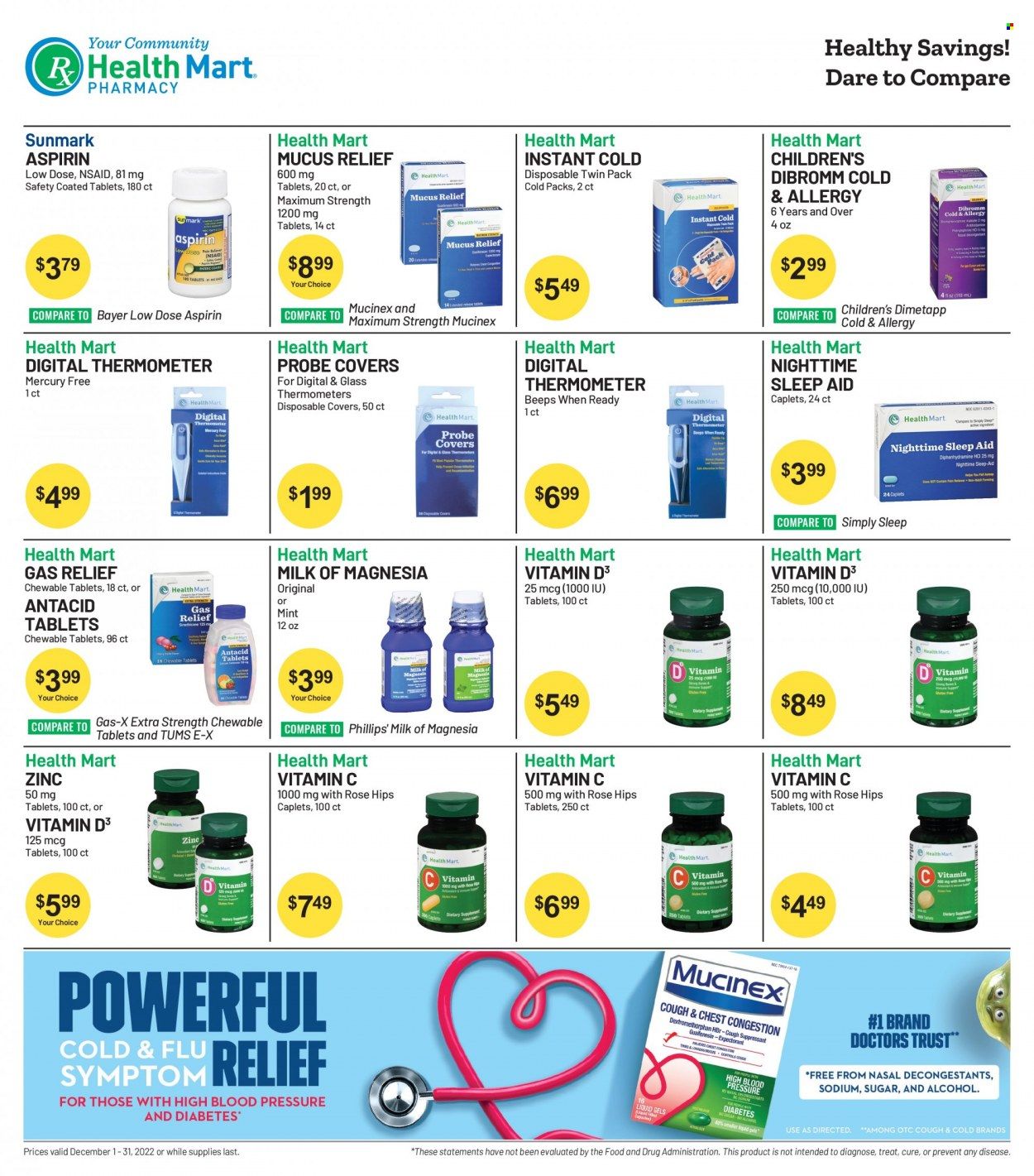 Health Mart Weekly Ad Flyer Specials December 1 to December 31, 2022