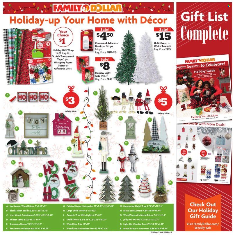 Family Dollar Weekly Ad Flyer Specials December 4 to December 10, 2022