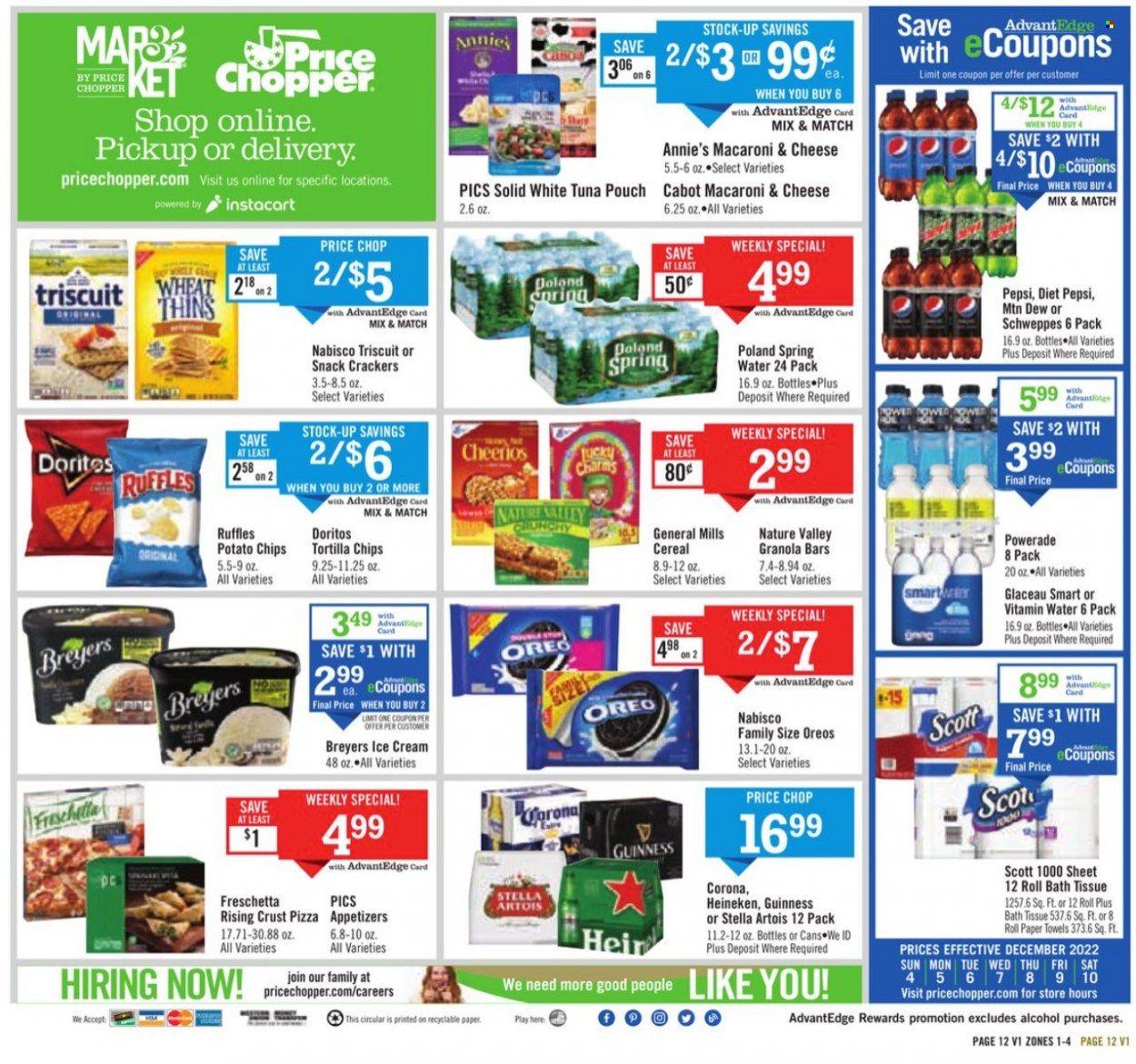Price Chopper (CT, NY, PA, VT) Weekly Ad Flyer Specials December 4 to December 10, 2022