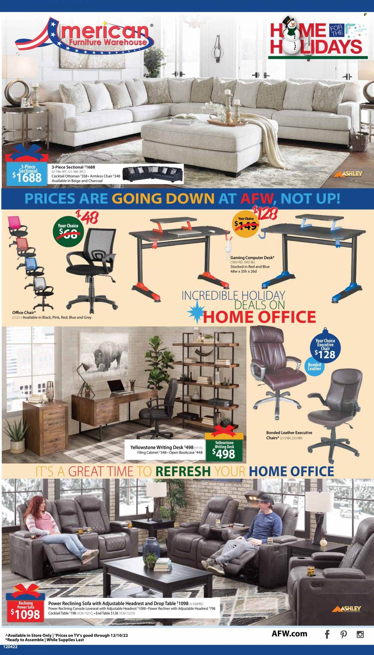 American Furniture Warehouse (AZ, CO, TX) Weekly Ad Flyer Specials December 4 to December 10, 2022