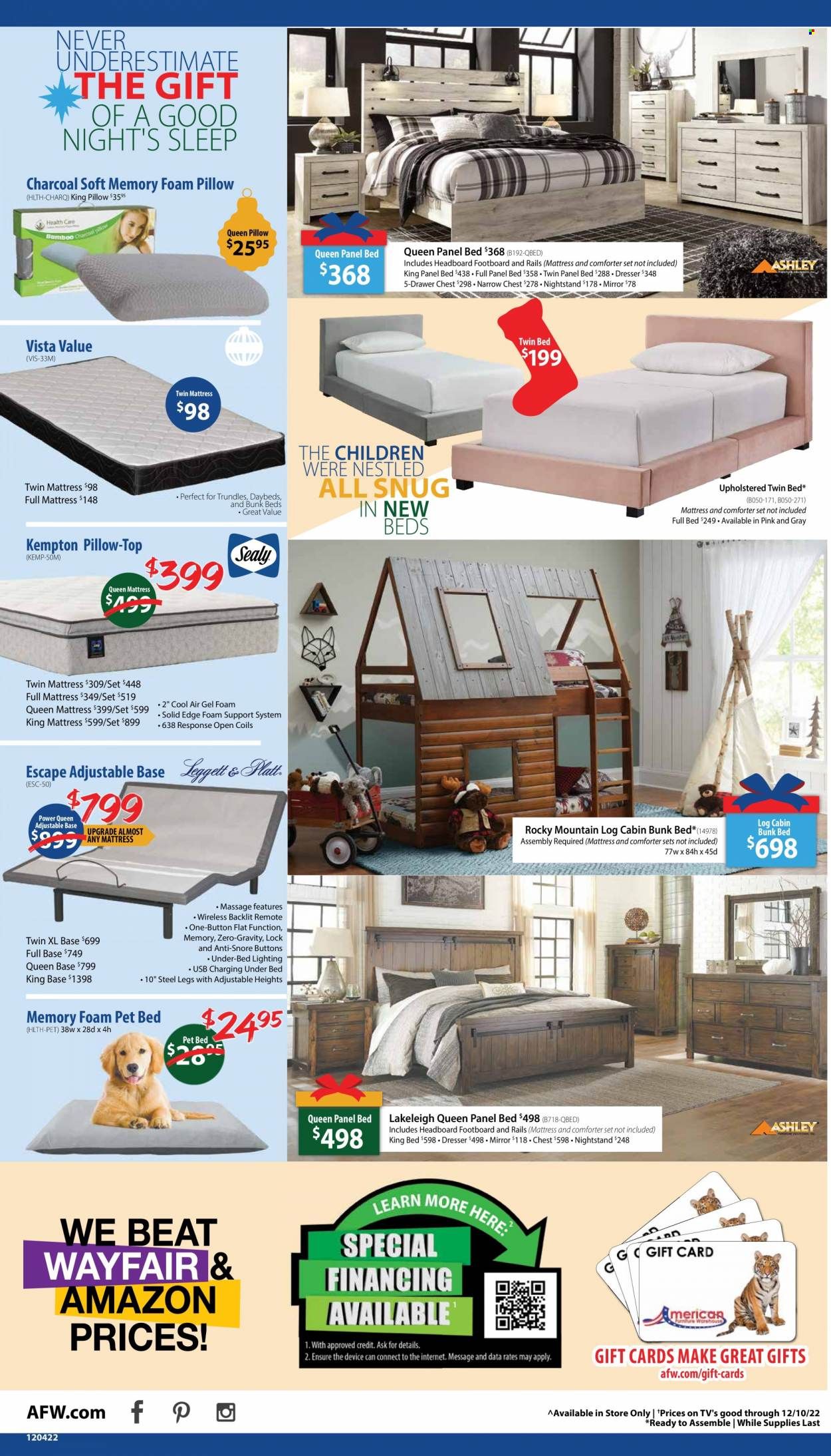 American Furniture Warehouse (AZ, CO, TX) Weekly Ad Flyer Specials December 4 to December 10, 2022