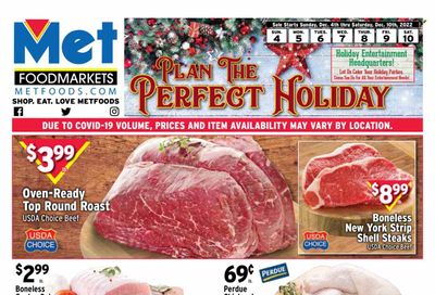 Met Foodmarkets Weekly Ad Flyer Specials December 4 to December 10, 2022