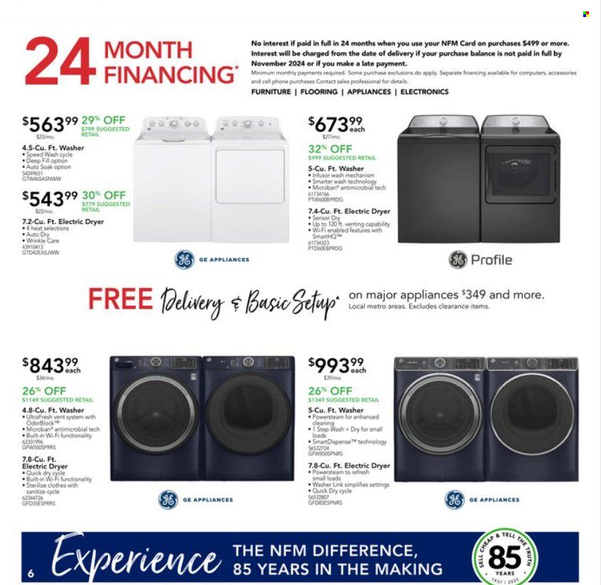 Nebraska Furniture Mart (IA, KS, NE, TX) Weekly Ad Flyer Specials November 30 to December 6, 2022