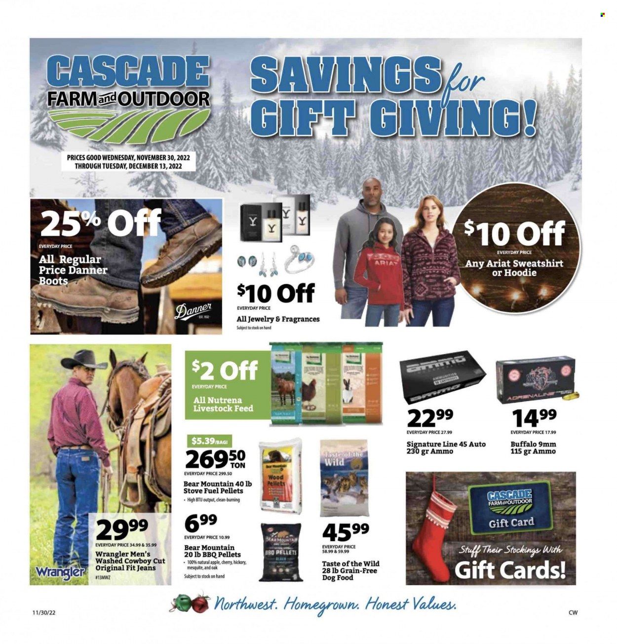 Cascade Farm And Outdoor (OR, WA) Weekly Ad Flyer Specials November 30 to December 13, 2022