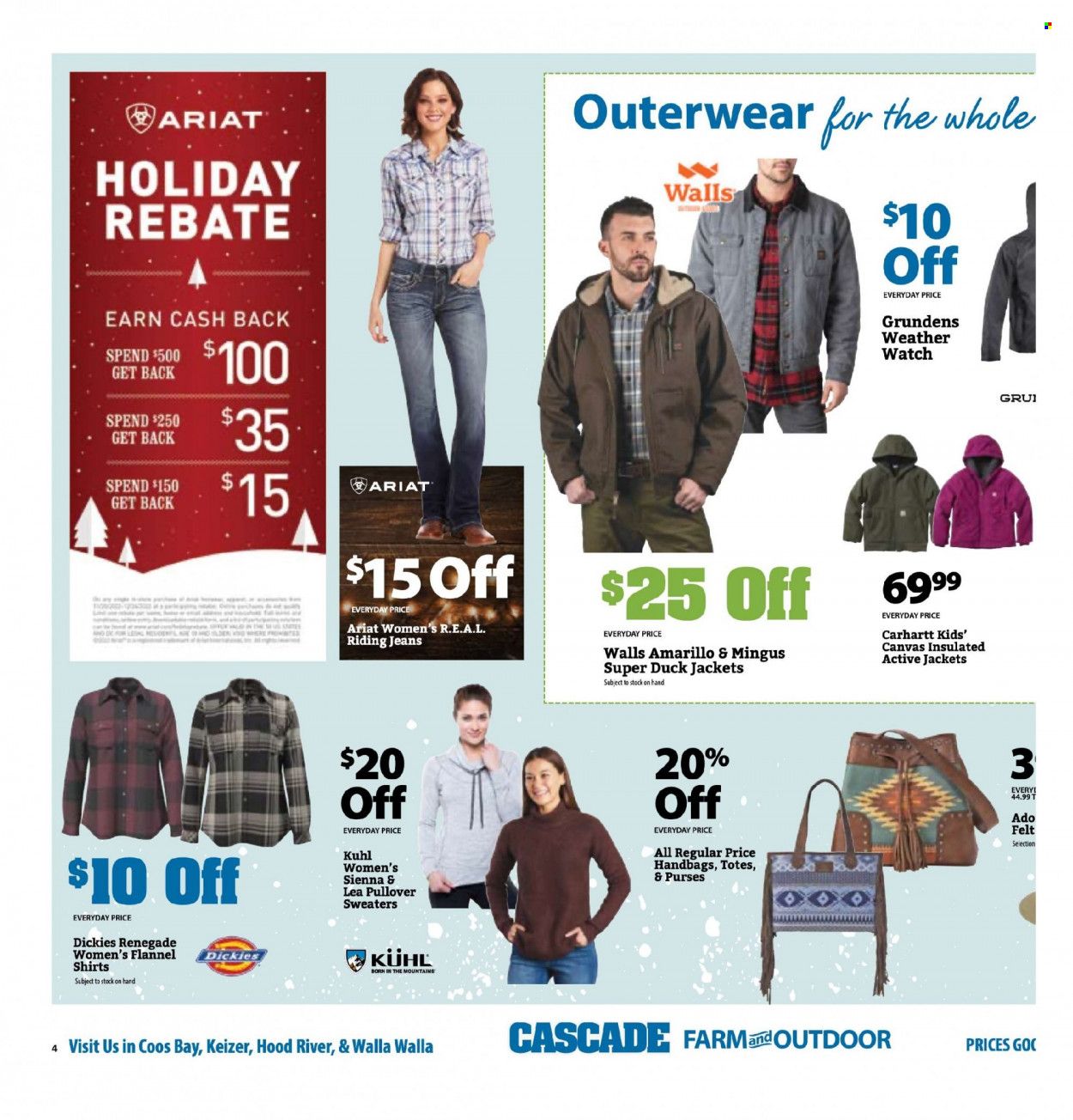 Cascade Farm And Outdoor (OR, WA) Weekly Ad Flyer Specials November 30 to December 13, 2022