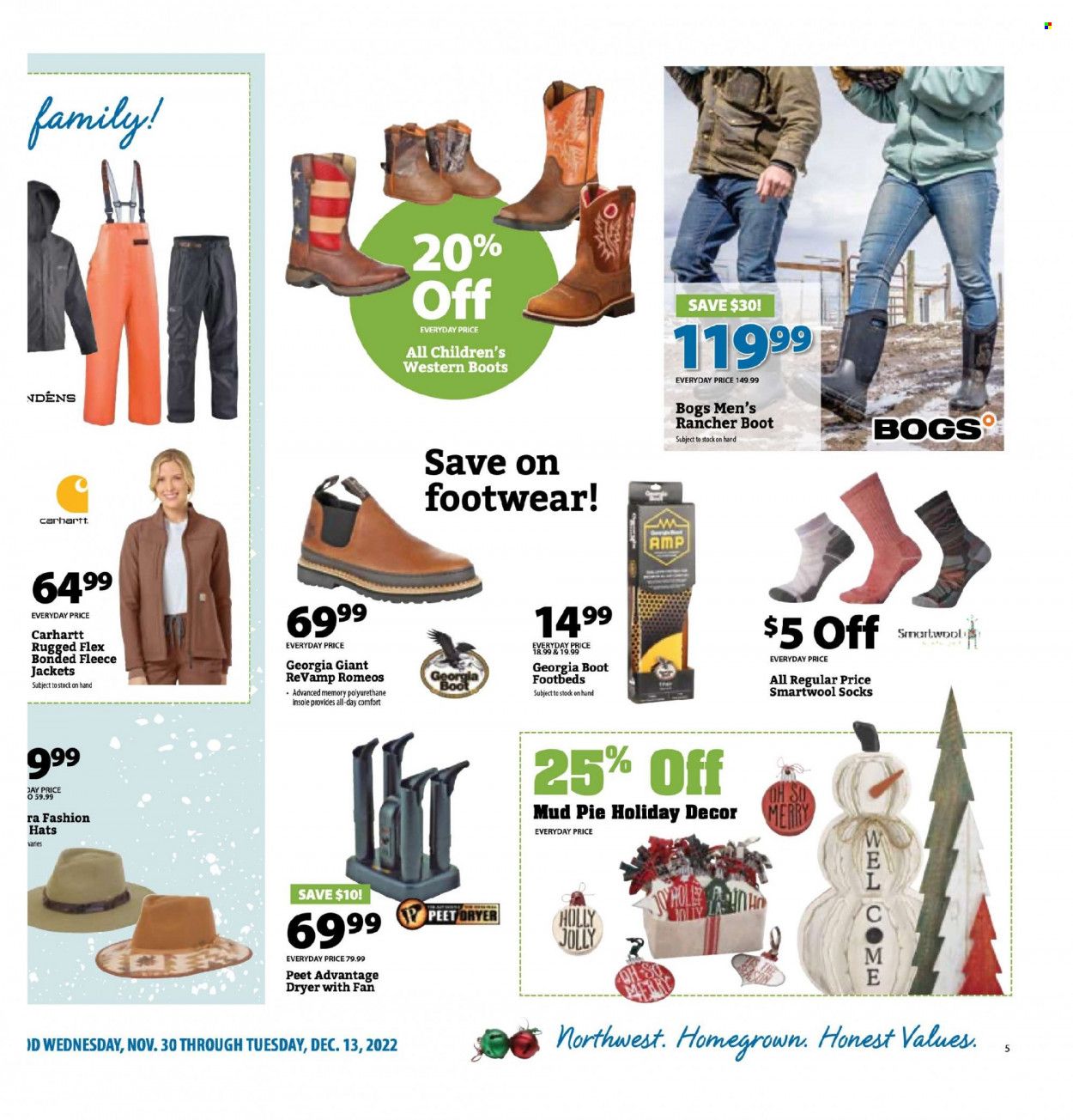 Cascade Farm And Outdoor (OR, WA) Weekly Ad Flyer Specials November 30 to December 13, 2022
