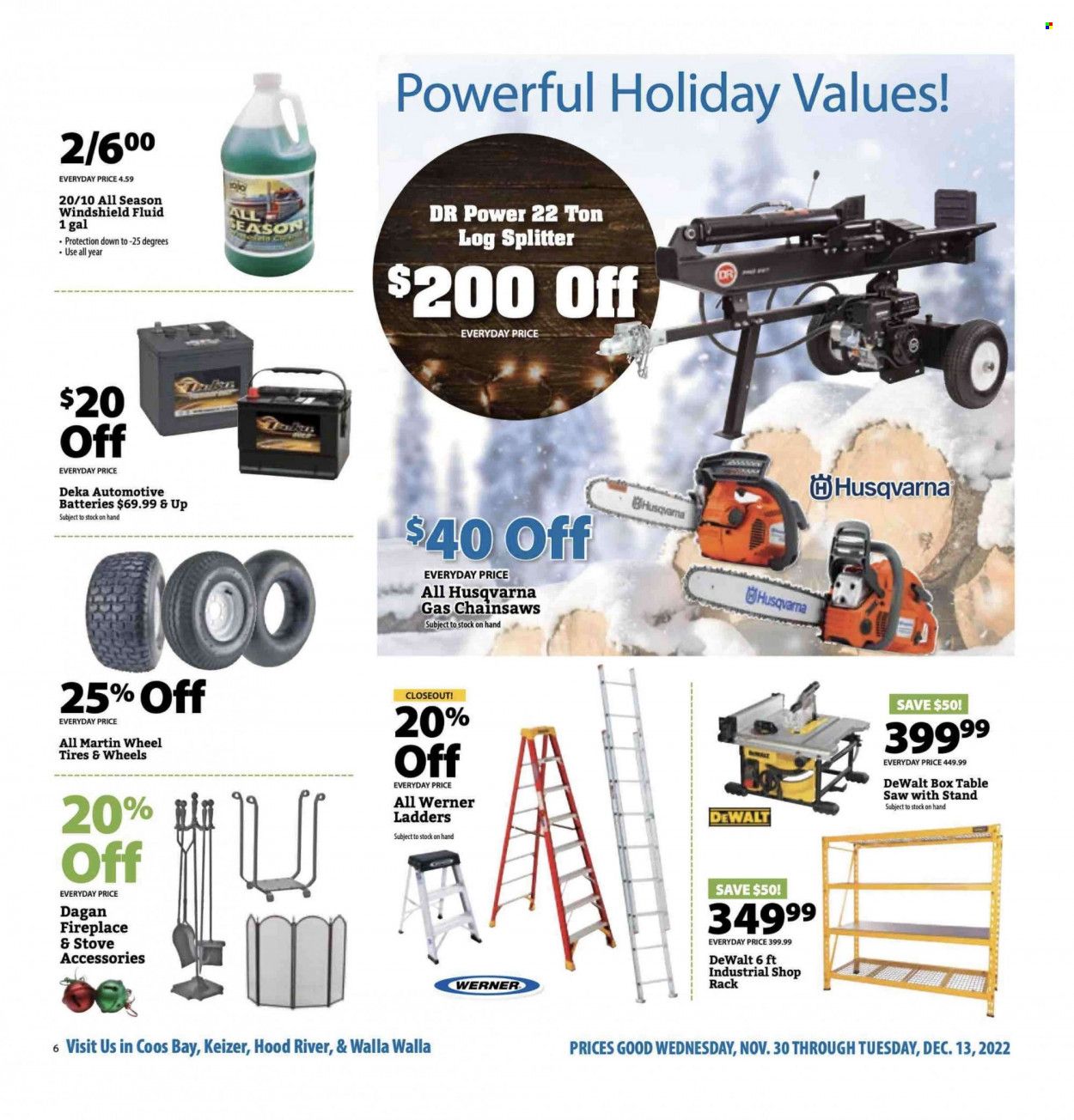 Cascade Farm And Outdoor (OR, WA) Weekly Ad Flyer Specials November 30 to December 13, 2022