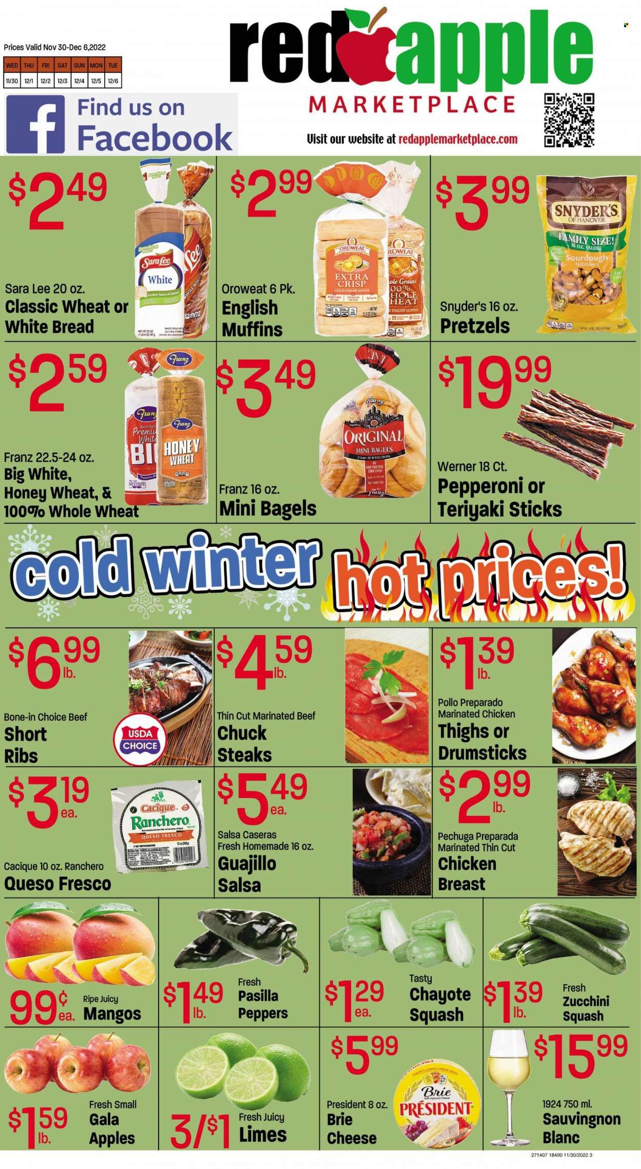 Red Apple Marketplace (OR) Weekly Ad Flyer Specials November 30 to December 6, 2022