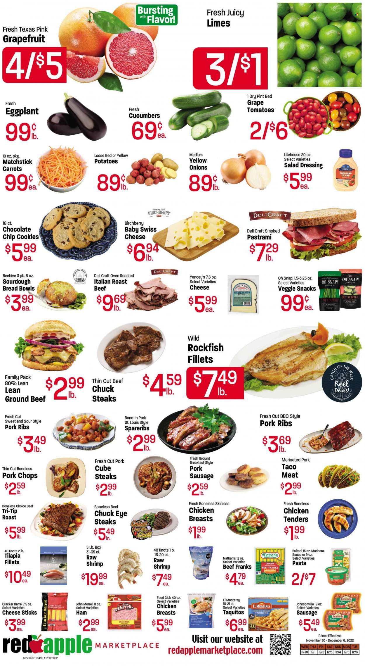Red Apple Marketplace (OR) Weekly Ad Flyer Specials November 30 to December 6, 2022