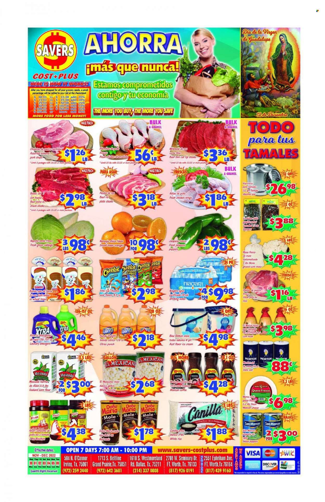 Savers Cost Plus (TX) Weekly Ad Flyer Specials November 30 to December 6, 2022