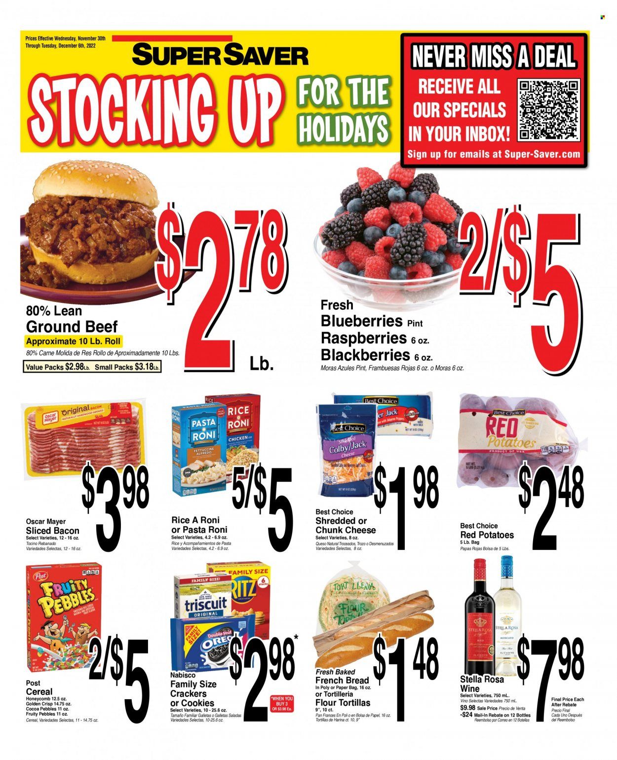Super Saver Weekly Ad Flyer Specials November 30 to December 6, 2022