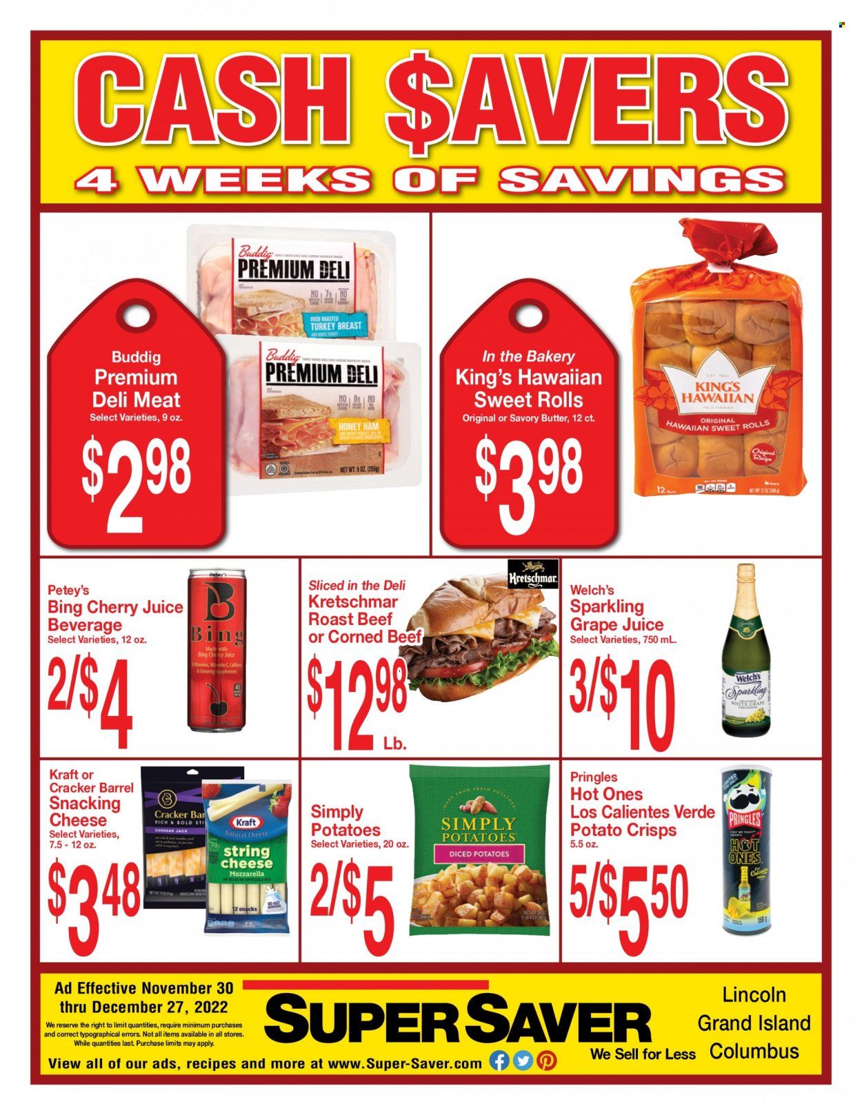 Super Saver Weekly Ad Flyer Specials November 30 to December 27, 2022