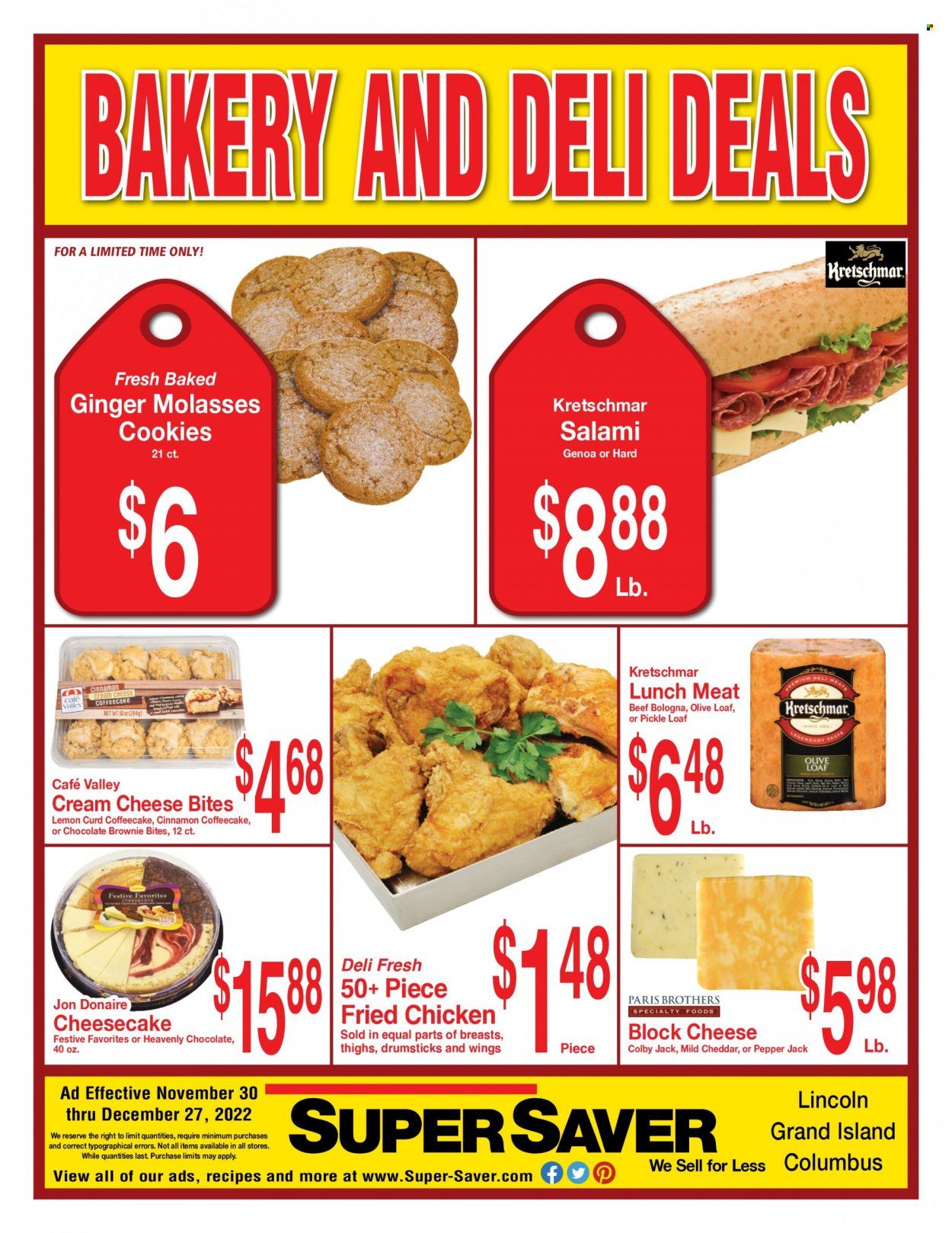 Super Saver Weekly Ad Flyer Specials November 30 to December 27, 2022