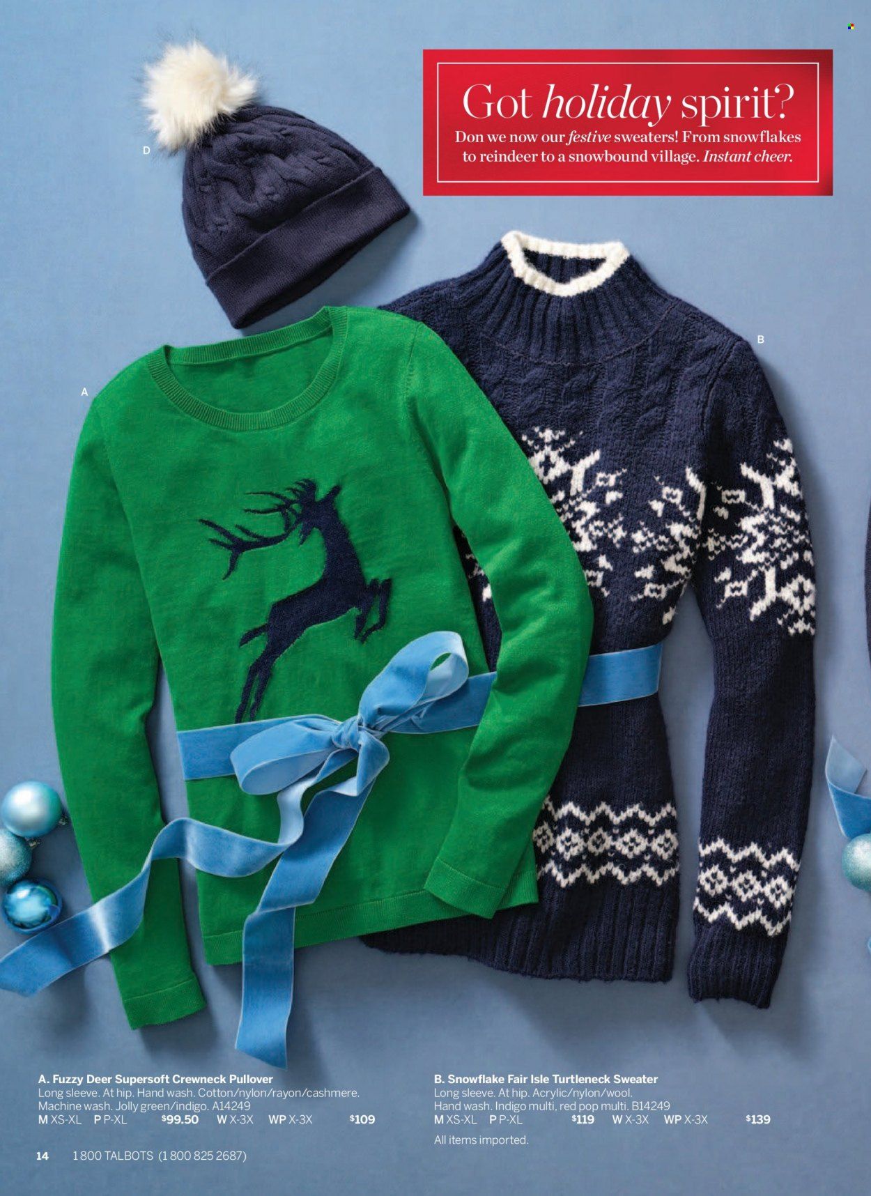 Talbots Weekly Ad Flyer Specials December 1 to December 31, 2022