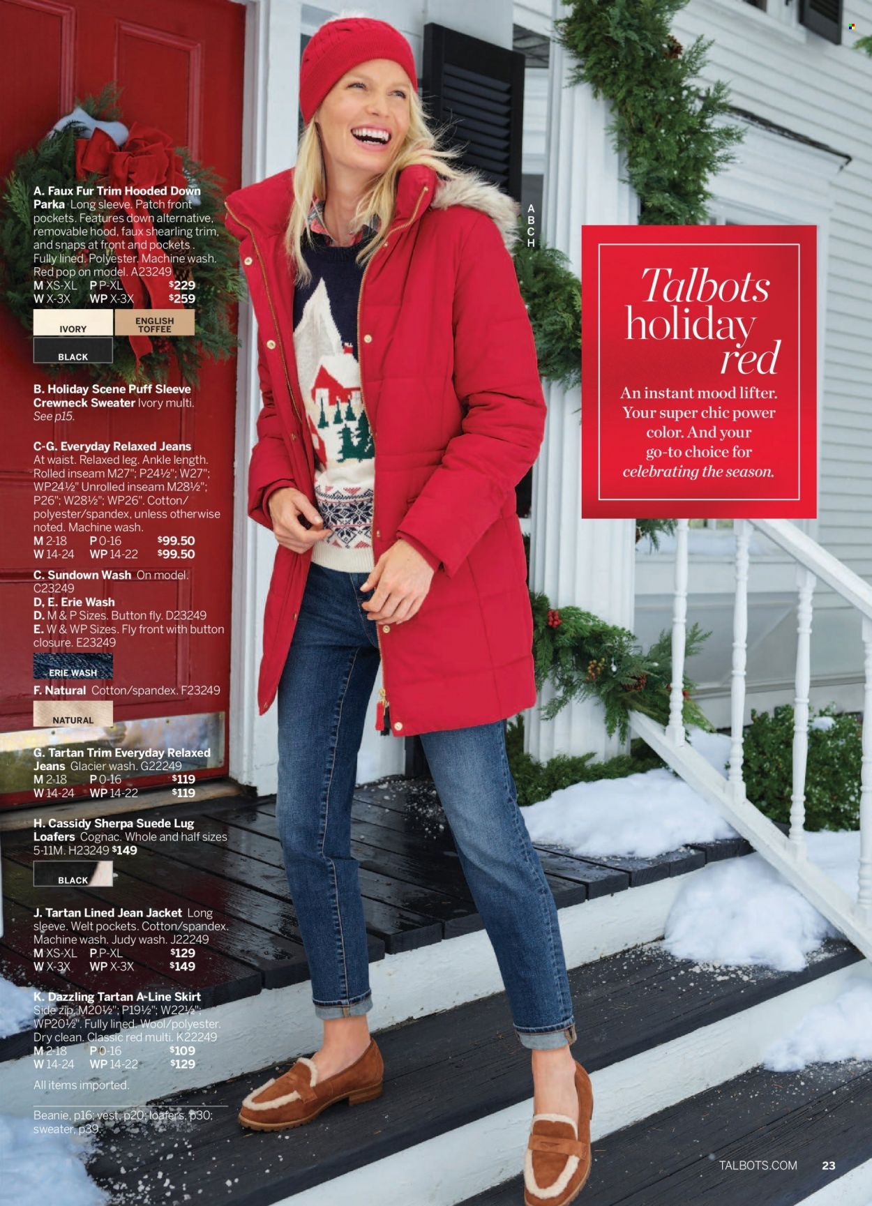 Talbots Weekly Ad Flyer Specials December 1 to December 31, 2022