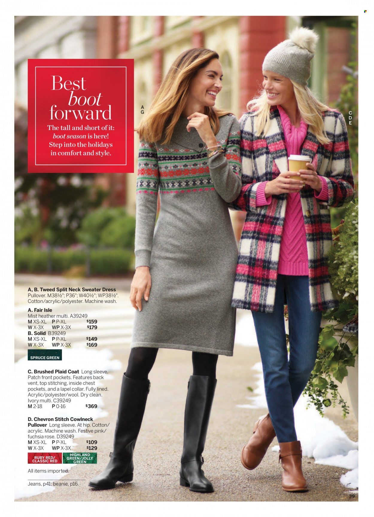 Talbots Weekly Ad Flyer Specials December 1 to December 31, 2022