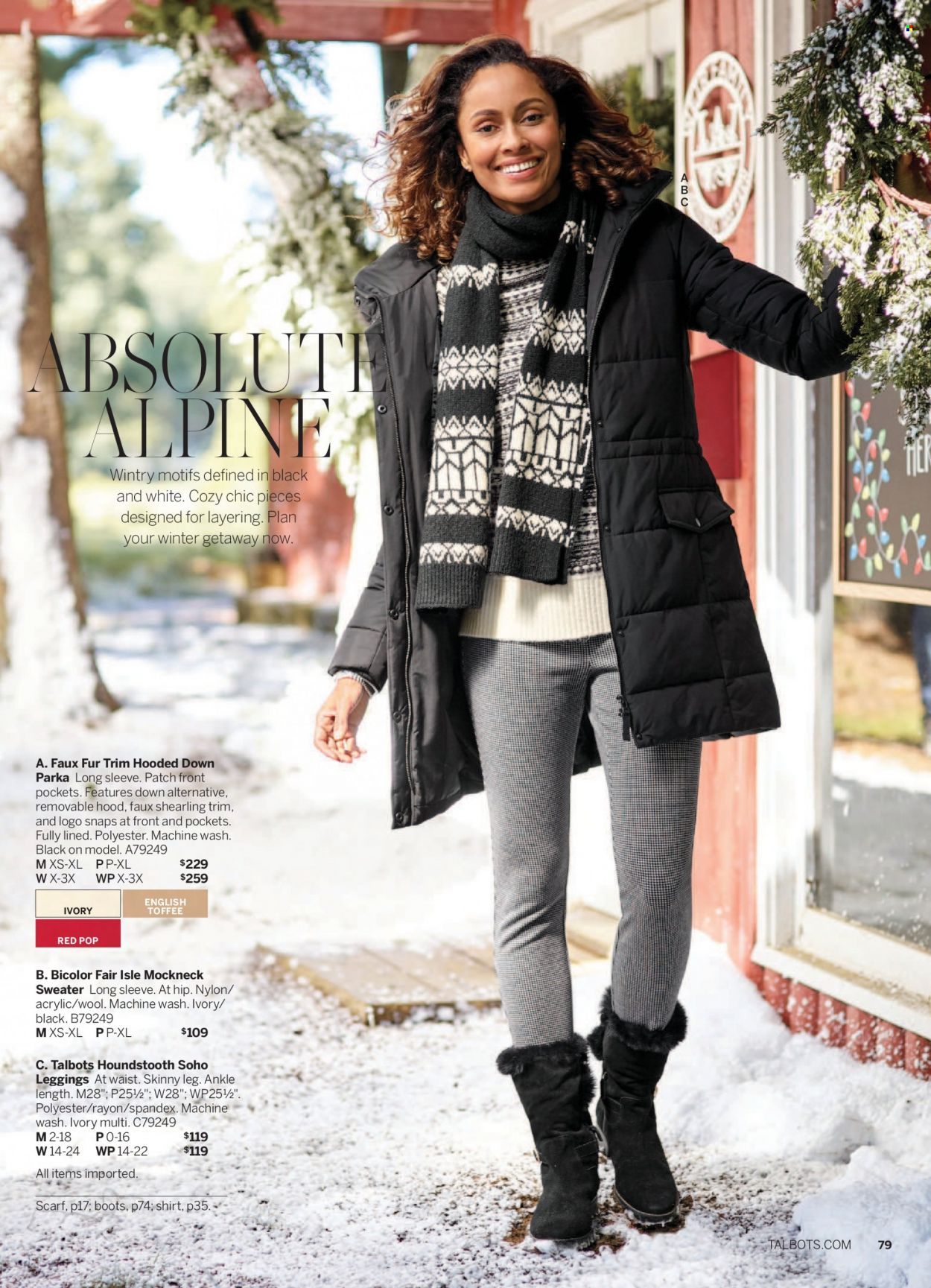 Talbots Weekly Ad Flyer Specials December 1 to December 31, 2022