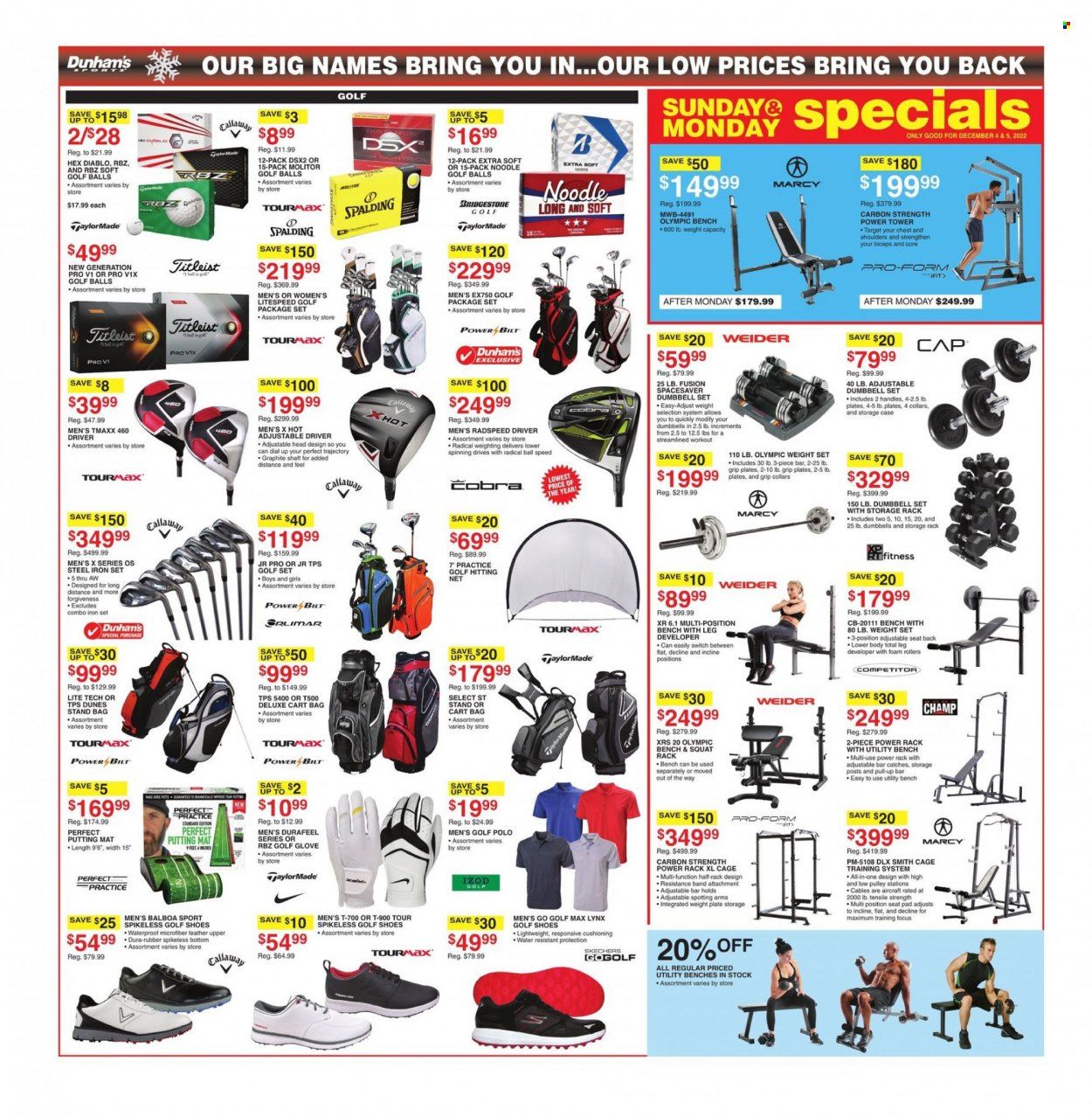 Dunham's Sports (MI, PA, WI) Weekly Ad Flyer Specials December 3 to December 8, 2022