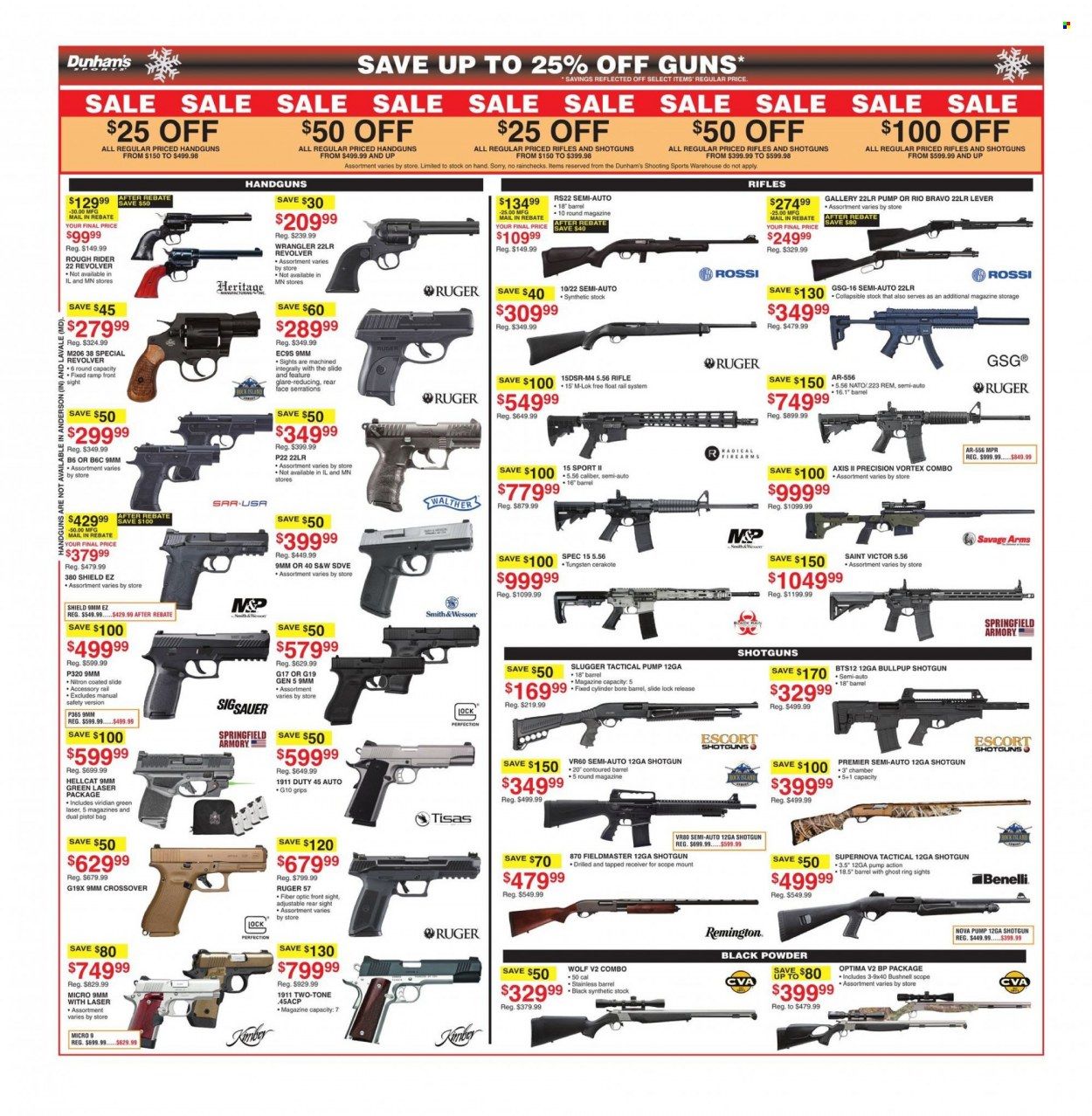 Dunham's Sports (WI) Weekly Ad Flyer Specials December 3 to December 8, 2022